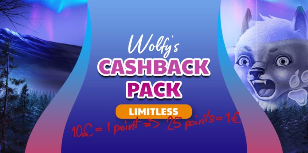 wolfy casino uden rofus cashback bonus